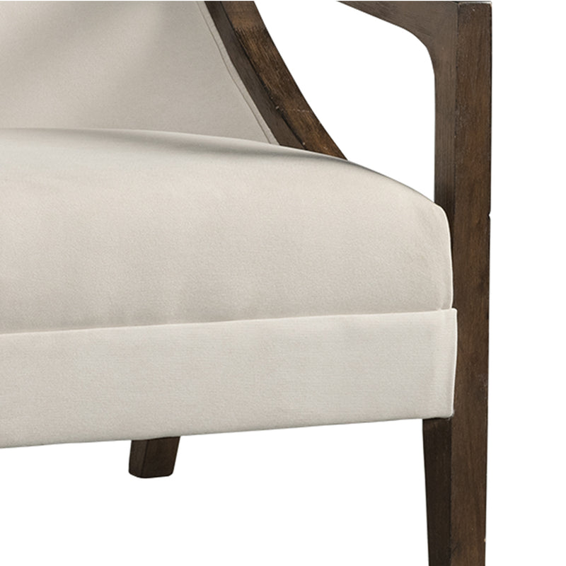  Elements International Hopkins UHK525101E Accent Chair - Natural/Espresso IMAGE 8