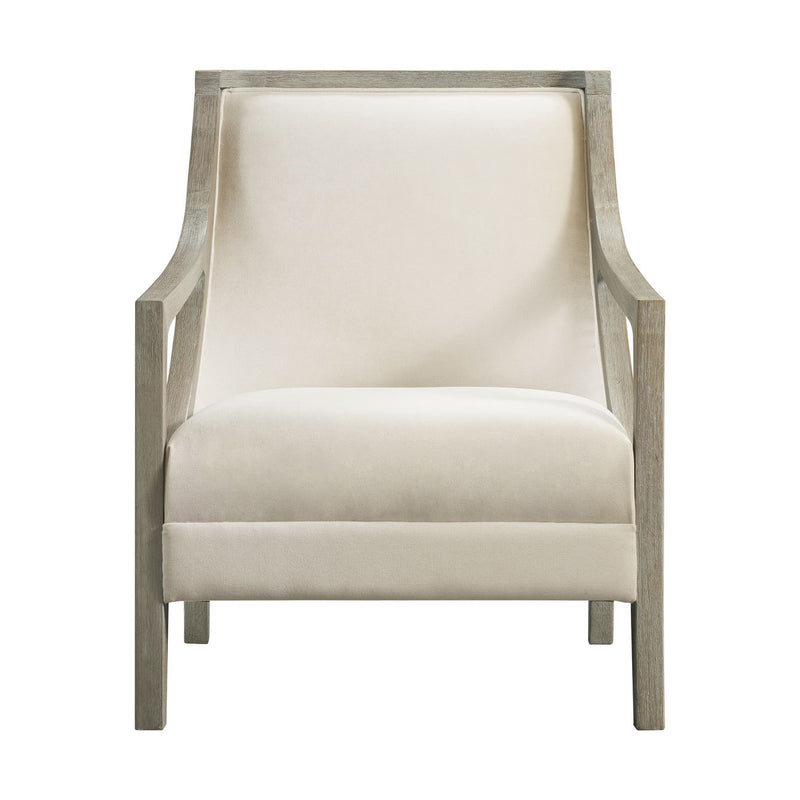  Elements International Hopkins UHK525102E Accent Chair - Natural/White Wash IMAGE 2