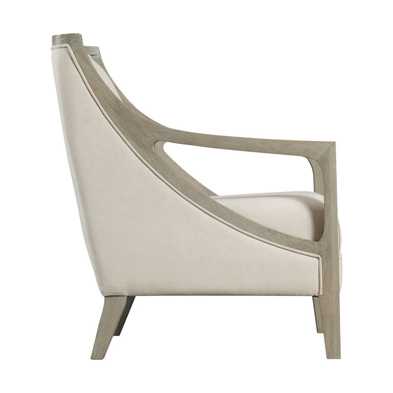  Elements International Hopkins UHK525102E Accent Chair - Natural/White Wash IMAGE 3