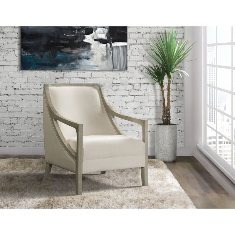  Elements International Hopkins UHK525102E Accent Chair - Natural/White Wash IMAGE 5