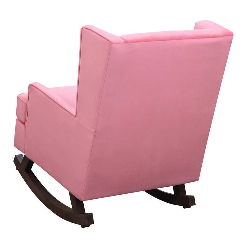  Elements International Seaside USS052101G Rocking Chair - Pink IMAGE 3