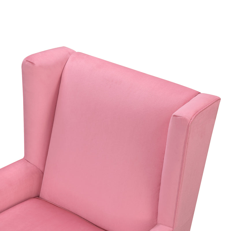  Elements International Seaside USS052101G Rocking Chair - Pink IMAGE 4