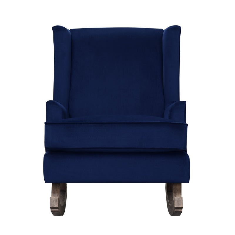  Elements International Seaside USS210101G Rocking Chair - Ink Blue IMAGE 2