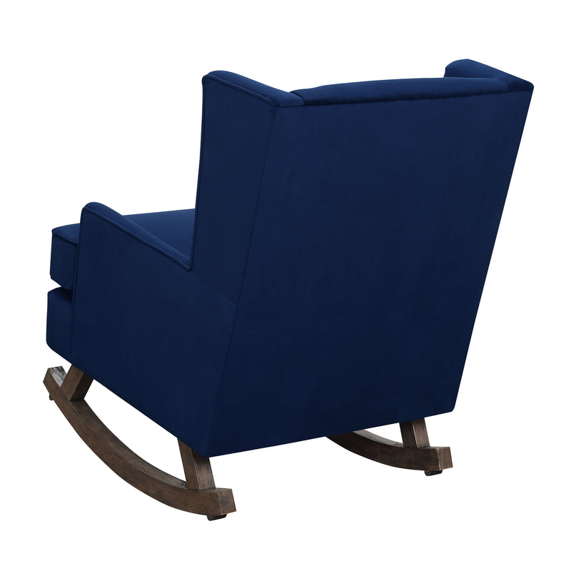  Elements International Seaside USS210101G Rocking Chair - Ink Blue IMAGE 3