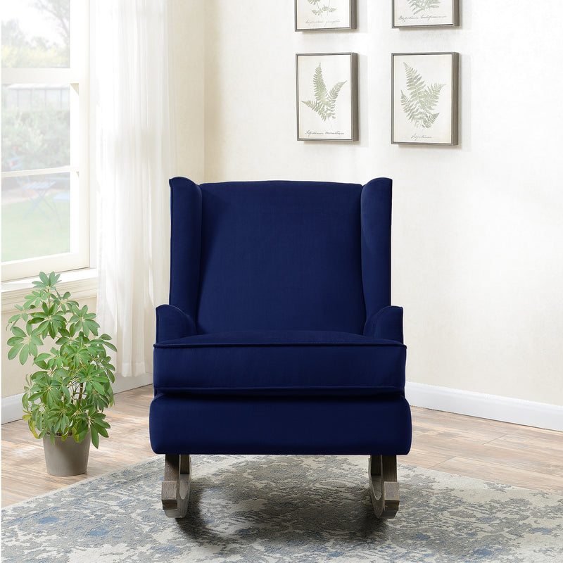  Elements International Seaside USS210101G Rocking Chair - Ink Blue IMAGE 8