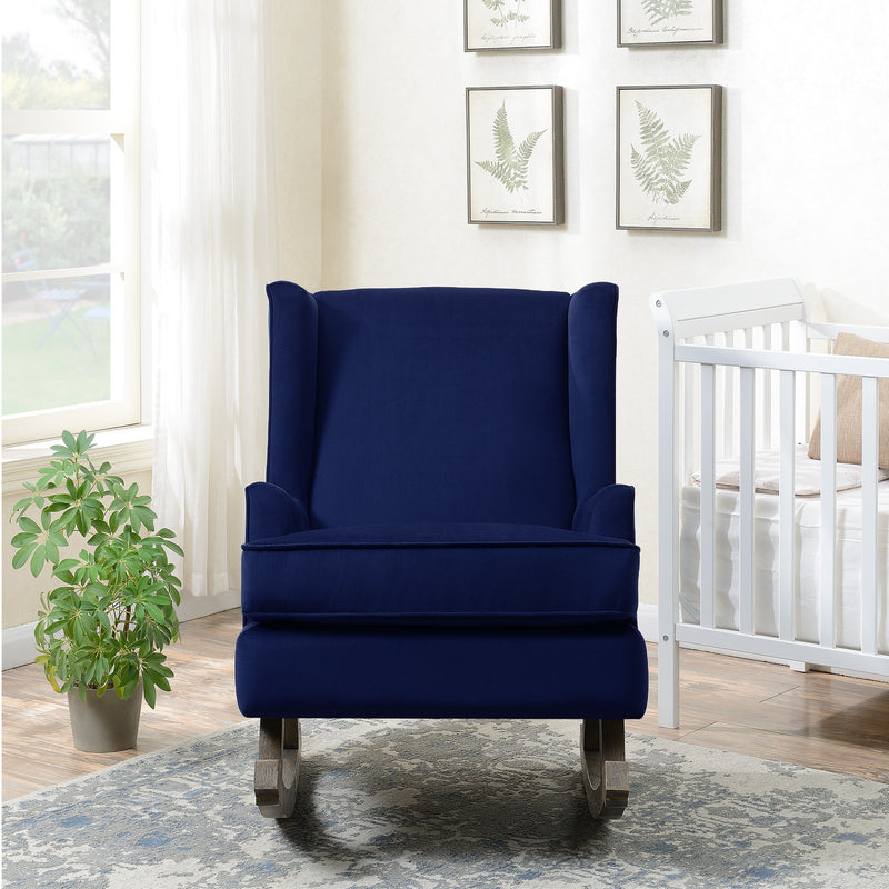  Elements International Seaside USS210101G Rocking Chair - Ink Blue IMAGE 9