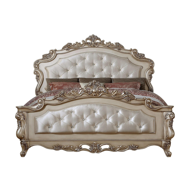 Acme Furniture Gorsedd King Upholstered Panel Bed 27437EK IMAGE 1