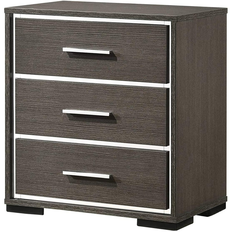 Acme Furniture Escher 3-Drawer Nightstand 27653 IMAGE 2