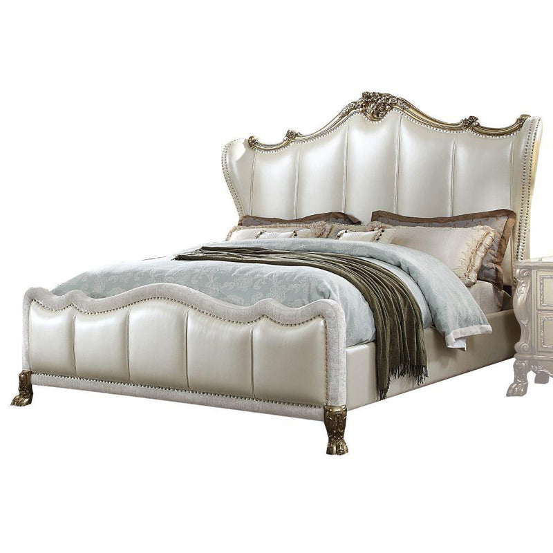 Acme Furniture Dresden II King Upholstered Panel Bed 27817EK IMAGE 1