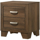 Acme Furniture Miquell 28053 Nightstand - Oak IMAGE 2