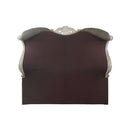 Acme Furniture Dresden 28190Q Queen Bed - Vintage Bone White and PU IMAGE 3