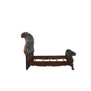 Acme Furniture Dresden 28230Q Queen Bed - Cherry Oak and PU IMAGE 3