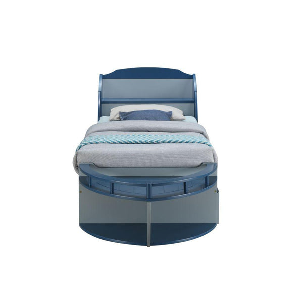 Acme Furniture Neptune II 30620T Twin Bed - Gray & Navy IMAGE 1