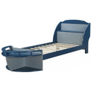 Acme Furniture Neptune II 30620T Twin Bed - Gray & Navy IMAGE 2