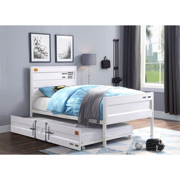 Acme Furniture Cargo 35900T Twin Bed - White IMAGE 1
