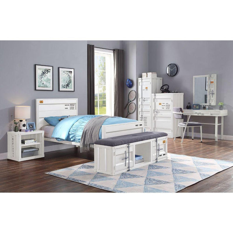 Acme Furniture Cargo 35900T Twin Bed - White IMAGE 2