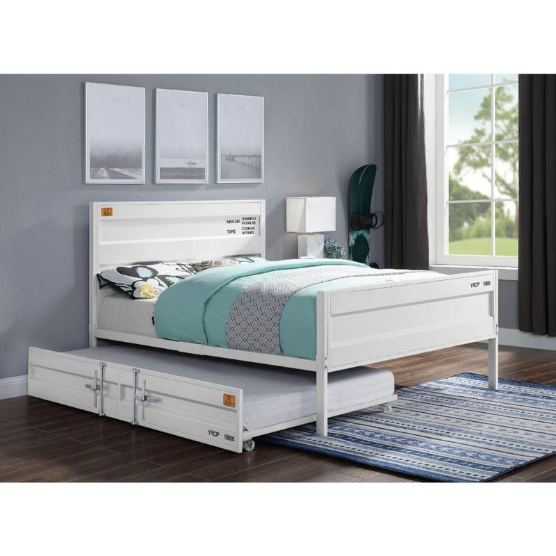 Acme Furniture Cargo 35905F Full Bed - White IMAGE 1