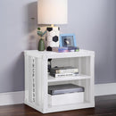 Acme Furniture Cargo 35907 Nightstand with USB Port - White IMAGE 1