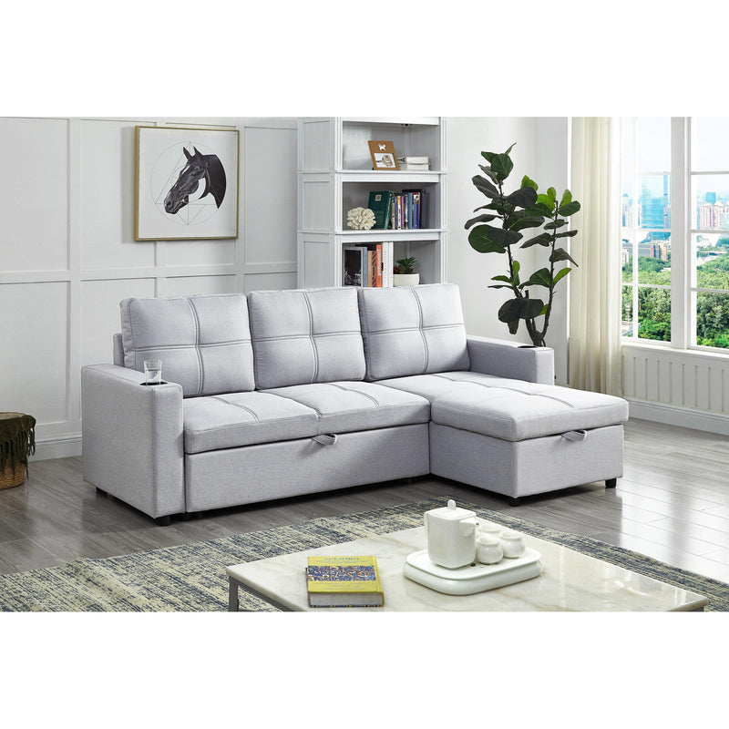 IFDC Fabric Sleeper Sectional IF-9020 IMAGE 3