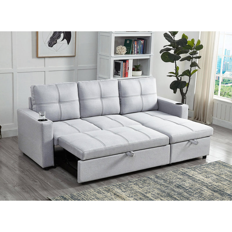 IFDC Fabric Sleeper Sectional IF-9020 IMAGE 5