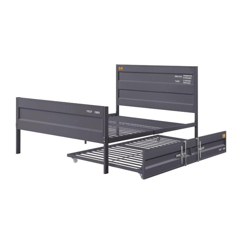 Acme Furniture Cargo 35915F Full Bed - Gunmetal IMAGE 3