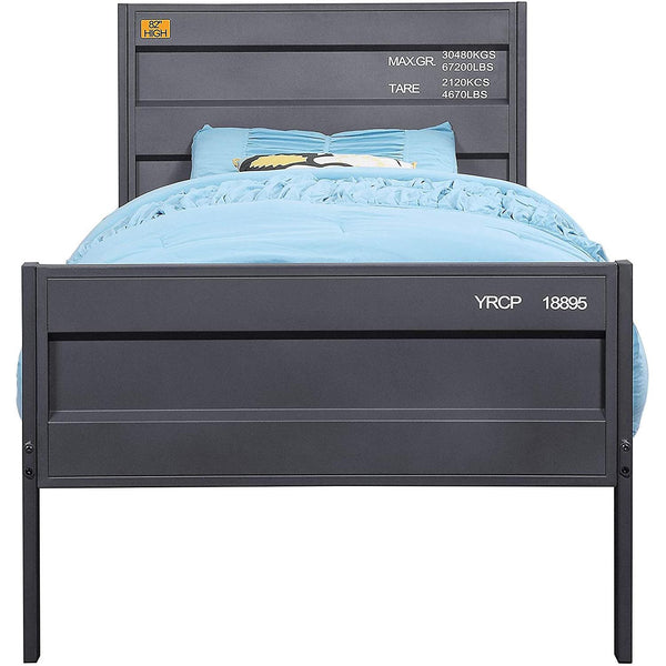 Acme Furniture Cargo 35920T Twin Bed - Gunmetal IMAGE 1