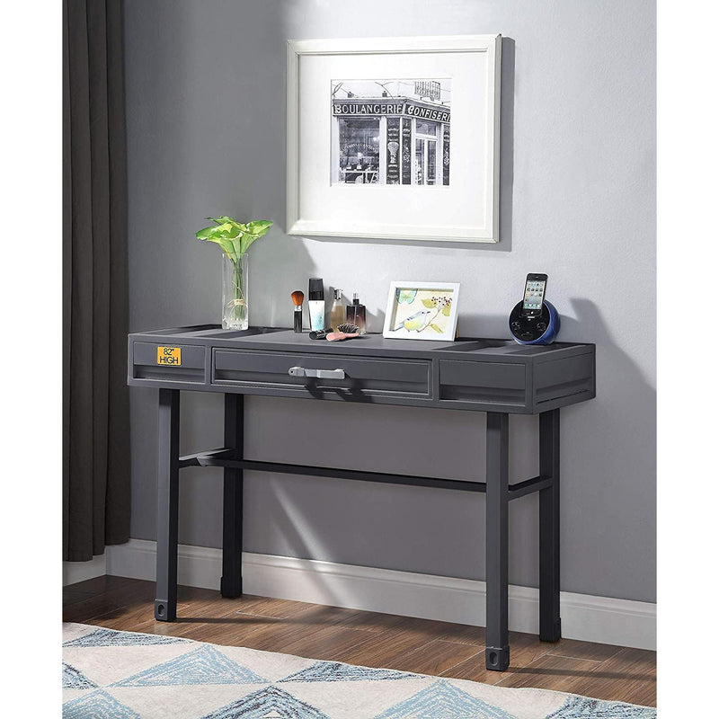 Acme Furniture Cargo 35924 Vanity Desk - Gunmetal IMAGE 5