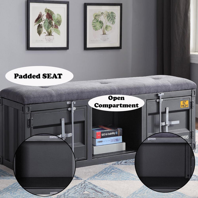 Acme Furniture Cargo 35927 Bench with Storage IMAGE 8