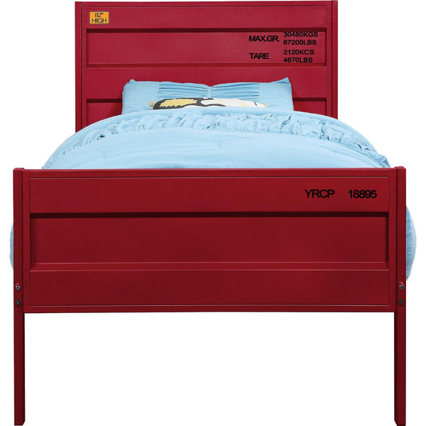 Acme Furniture Cargo 35950T Twin Bed - Red IMAGE 1