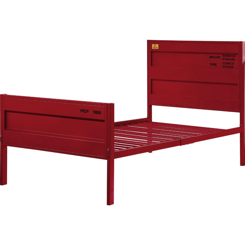 Acme Furniture Cargo 35950T Twin Bed - Red IMAGE 3