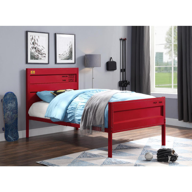 Acme Furniture Cargo 35950T Twin Bed - Red IMAGE 4
