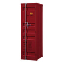 Acme Furniture Cargo 35955 Wardrobe (Single Door) - Red IMAGE 2