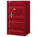 Acme Furniture Cargo 35954 Chest (Single Door) - Red IMAGE 2