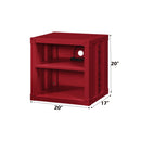 Acme Furniture Cargo 35951 Nightstand with USB Port - Red IMAGE 6