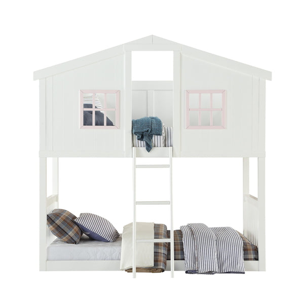 Acme Furniture Rohan Cottage 37410 Twin over Twin Bunk Bed IMAGE 1