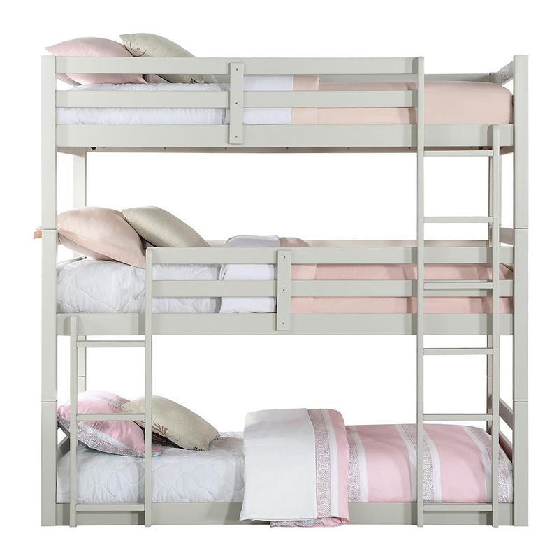 Acme Furniture Ronnie 37420 Triple Twin Bunk Bed IMAGE 3
