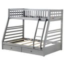Acme Furniture Jason 37840 Twin/Full Bunk Bed with Storage IMAGE 2