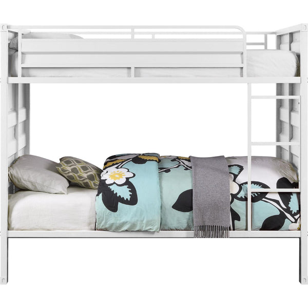 Acme Furniture Cargo 37880 Twin Over Twin Bunk Bed - White IMAGE 1