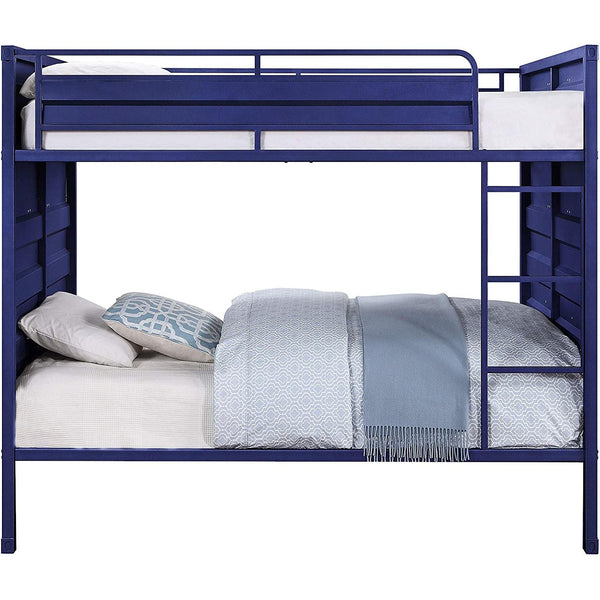 Acme Furniture Cargo 37905 Full Over Full Bunk Bed - Blue IMAGE 1