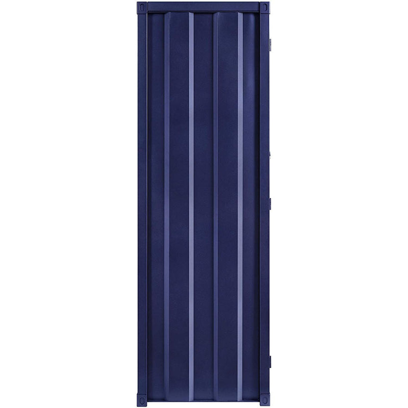 Acme Furniture Cargo 37909 Wardrobe (Double Door) - Blue IMAGE 3