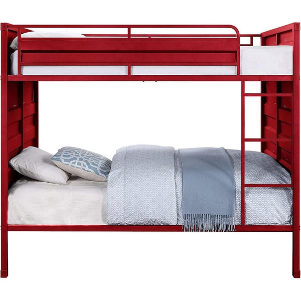Acme Furniture Cargo 37915 Full Over Full Bunk Bed - Red IMAGE 1