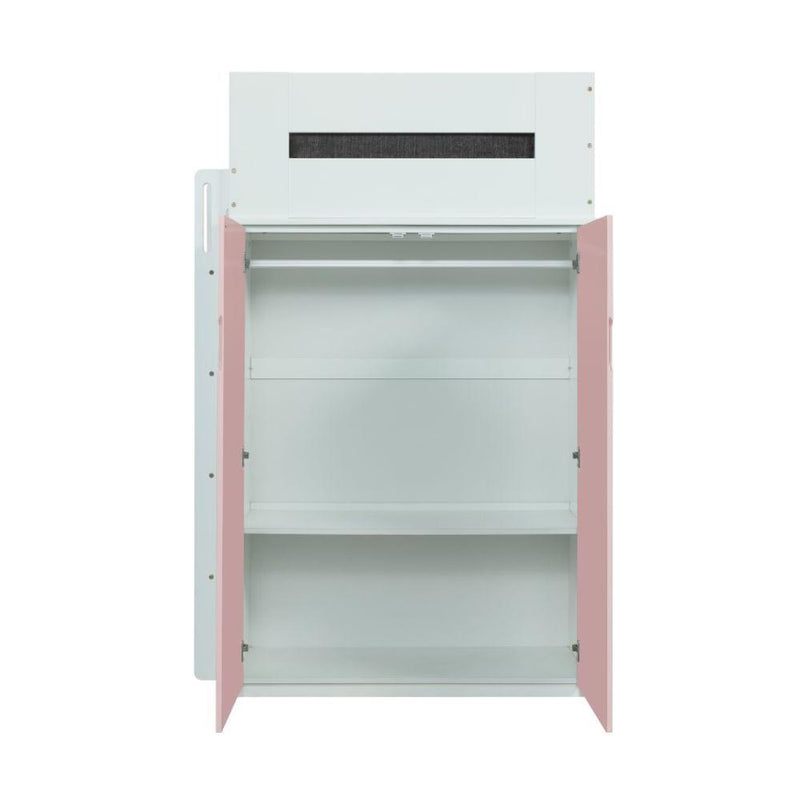 Acme Furniture Nerice 38040 Loft Bed - White & Pink IMAGE 8