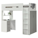 Acme Furniture Nerice 38050 Loft Bed - White & Gray IMAGE 1
