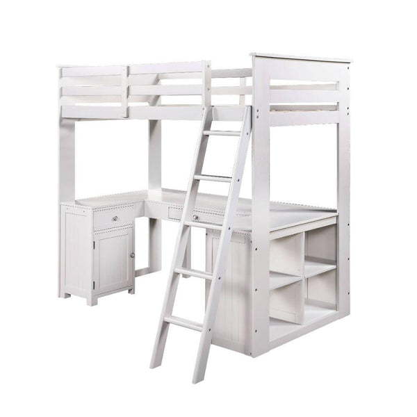 Acme Furniture Ambar 38065 Loft Bed - White IMAGE 1