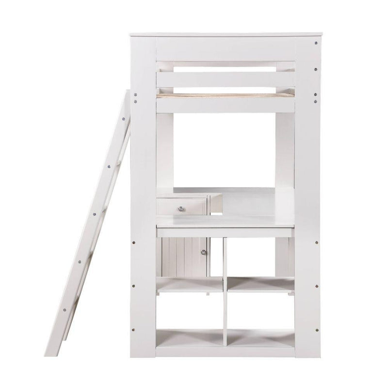 Acme Furniture Ambar 38065 Loft Bed - White IMAGE 3