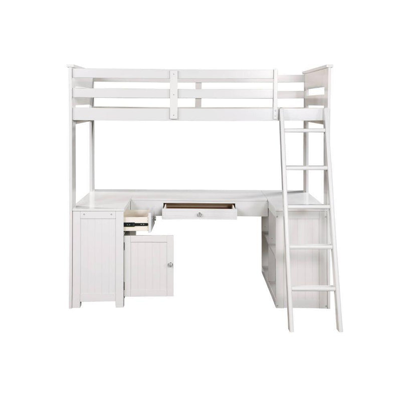 Acme Furniture Ambar 38065 Loft Bed - White IMAGE 4