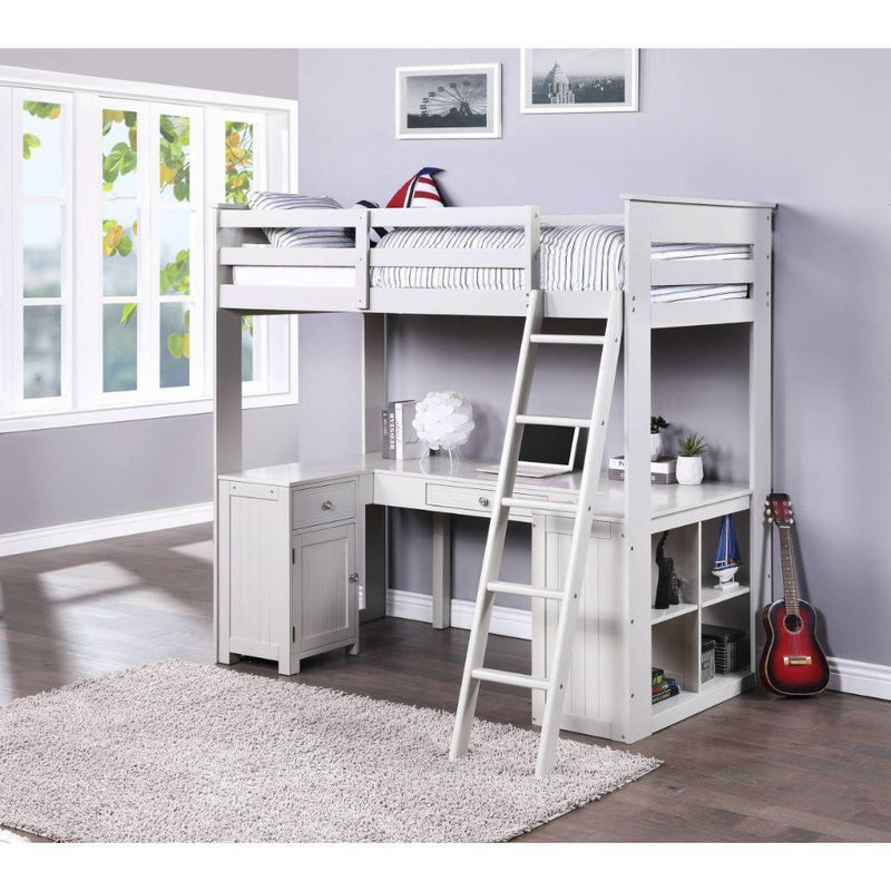 Acme Furniture Ambar 38065 Loft Bed - White IMAGE 6