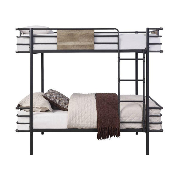 Acme Furniture Deliz 38130 Twin Over Twin Bunk Bed IMAGE 1