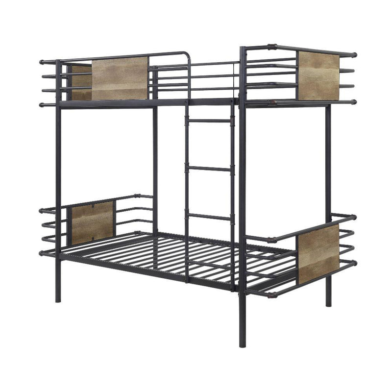 Acme Furniture Deliz 38130 Twin Over Twin Bunk Bed IMAGE 1