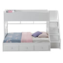 Acme Furniture Meyer 38150 Twin Over Full Storage Bunk Bed IMAGE 3